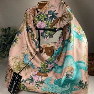Jim Thompson Silk Dragon Hobo Handbag NWT